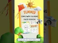 Sunflower Coloring Pages for Kids - Smiling Sunflower Coloring Book
