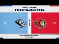 NHL Highlights | Mammoth vs. Senators - November 9, 2025