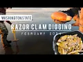 Razor Clam Digging Washington State February 2024