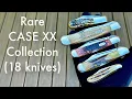 Unboxing 18 Rare CASE XX Pocket Knives from the 1990s - Hidden Treasures in Original Boxes Jaguar