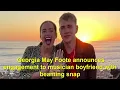Georgia May Foote announces engagement to musician boyfriend with beaming snap