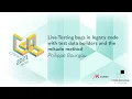Live-Testing bugs in legacy code with test data builders mikado method - Philippe Bourgau CPPP 21