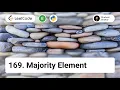 169 Majority Element LeetCode Easy Python Solution Hash Table Array Counting Coding