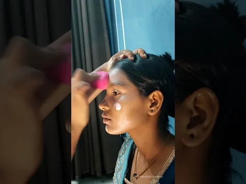 ✨ Radha Rani look 🌸 Janmashtami special 🦚 #shorts #viral #makeup #transformation #youtubeshorts