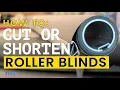 How to Cut Shorten or Modify Bunnings or Spotlight Cheap Roller Blinds