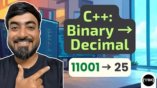 C Program - Convert Binary to Decimal