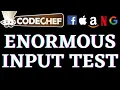 Enormous Input Test CodeChef Beginners Problems Python