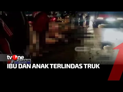 Pemotor Diduga Terlibat Saling Kejar, Ibu dan Anak Tewas Mengenaskan Terlindas Truk