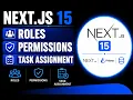 Team Collaboration in Next js Roles Permissions Task Assignment Full Stack Tutorial