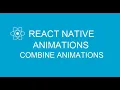 3 Animations in React Native Parallel Sequence Spring Stagger Animation