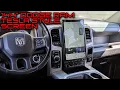 2014-2022 Dodge RAM 14 4 Q Tesla Style Screen Installation Workshop 12