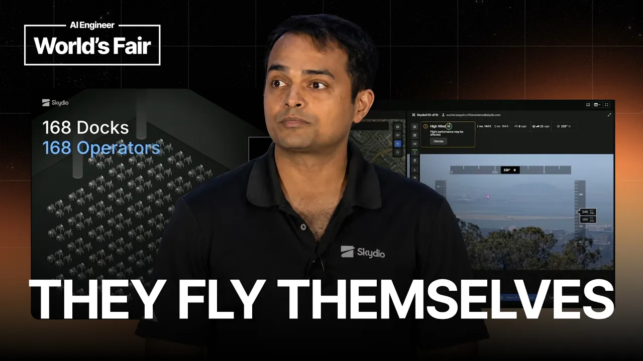 One Operator, Many Drones: Inside Skydio's Autonomy Stack — Suchet Bargoti, Skydio: video thumbnail