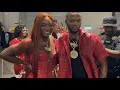 Claressa Shields ARRIVES With Papoose In Matching Alligator For Kaye Scott Fight