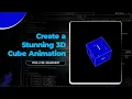 How to Create a 3D Rotating Cube Animation with HTML CSS and JavaScript Pure CSS JS Tutorial