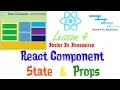 React Component State and props - React Lesson 4