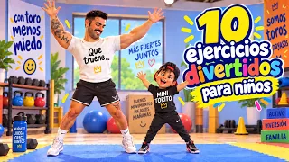 10 Ejercicios Divertidos para Niños en Casa
