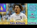 Cole Anthony North Carolina Tar Heels Assist Highlight Montage 87 total assists