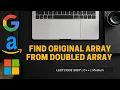 2007 Find Original Array From Doubled Array C Leetcode