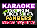 Download Lagu TAK INGIN MENGEMIS CINTA - PANBERS// KARAOKE NADA WANITA