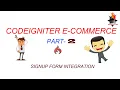 CodeIgniter E-commerce Part 2 HTML Template Integration in CodeIgniter