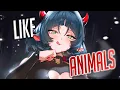 Nightcore - Animals (Female Version) (Lyrics)