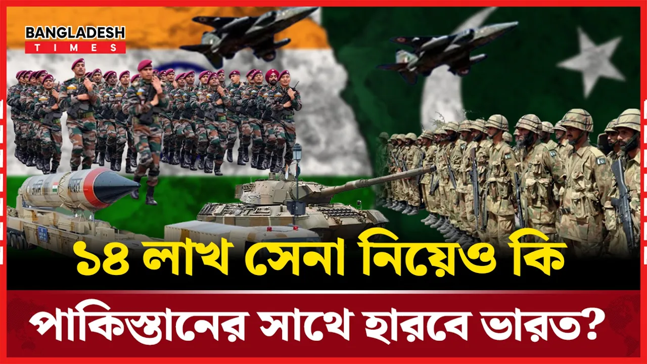 ভারত কেন পা'কি'স্তা'ন'কে এত ভয় পায়, সামরিক শক্তিতে কে বেশি এগিয়ে?