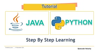 Java and Python Tutorial Hello World in Java Hello World in Python