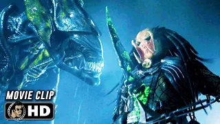 AVP ALIEN VS PREDATOR Clip Xenomorph Queen Vs Predator 2004 