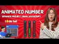 How to Create an Animated Number Spinner Project Using JavaScript coderfuel