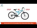 How to assemble Dynacraft 24 inch Gauntlet Girls Mountain Bike Blue slot 680