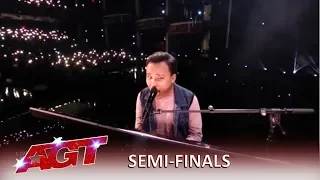 kodi lee gets standing ovation in semifinals americas got talent