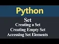 Set Type in Python Hindi
