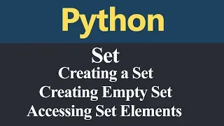 Set Type in Python Hindi