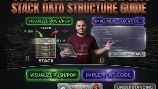 Stack Data Structure in Hindi Visualize Code C