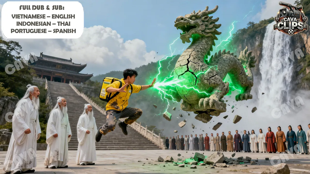 Delivery Guy Travels To Ancient Times, Mocked By Warriors—One Touch Shatters The Sacred Stone poster