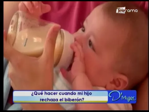 ¿Qué hacer cuando mi hijo rechaza el biberón?