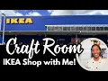 Must See IKEA CRAFT ROOM Shop with Me Lots of Crafting Storage Solutions