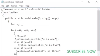 IF-ELSE-IF LADDER IN JAVA Tutorial EXAMPLE of Mac Grah Hill