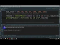 How to Get numbers divisible by Number from a list in Python