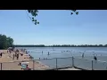 Summer day Lake Manawa Iowa
