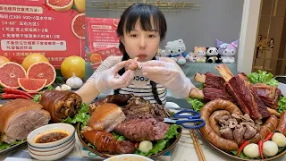Braised pork tasting, 주력 및 최대 규모의 돼지고기 조림 시식😋🔥