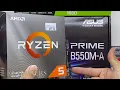 AMD Ryzen 5 3600 ASUS PRIME B550M-A INNO3D GTX 1660 WHITE Gaming PC Build Benchmark