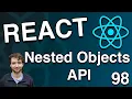 API for nested Objects and MongoDb ObjectId - React Tutorial 98