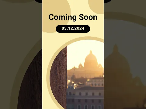 Coming Soon – Il Video del Papa 12 – Dicembre 2024