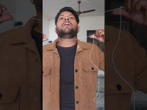 string through neck magic #magic #shorts