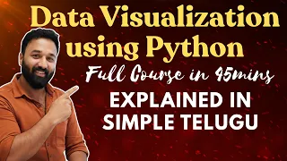 Python Data Visualization Full Course in Telugu by Sangeeth Matplotlib Seaborn Zero to Hero