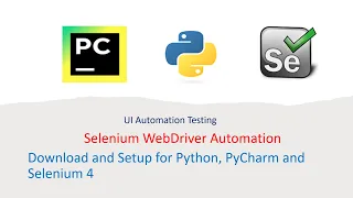 Python with Selenium Part 2 How to Download and Setup for Python PyCharm and selenium