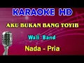 Download Lagu AKU BUKAN BANG TOYIB - Wali Band | KARAOKE Nada Pria, HD