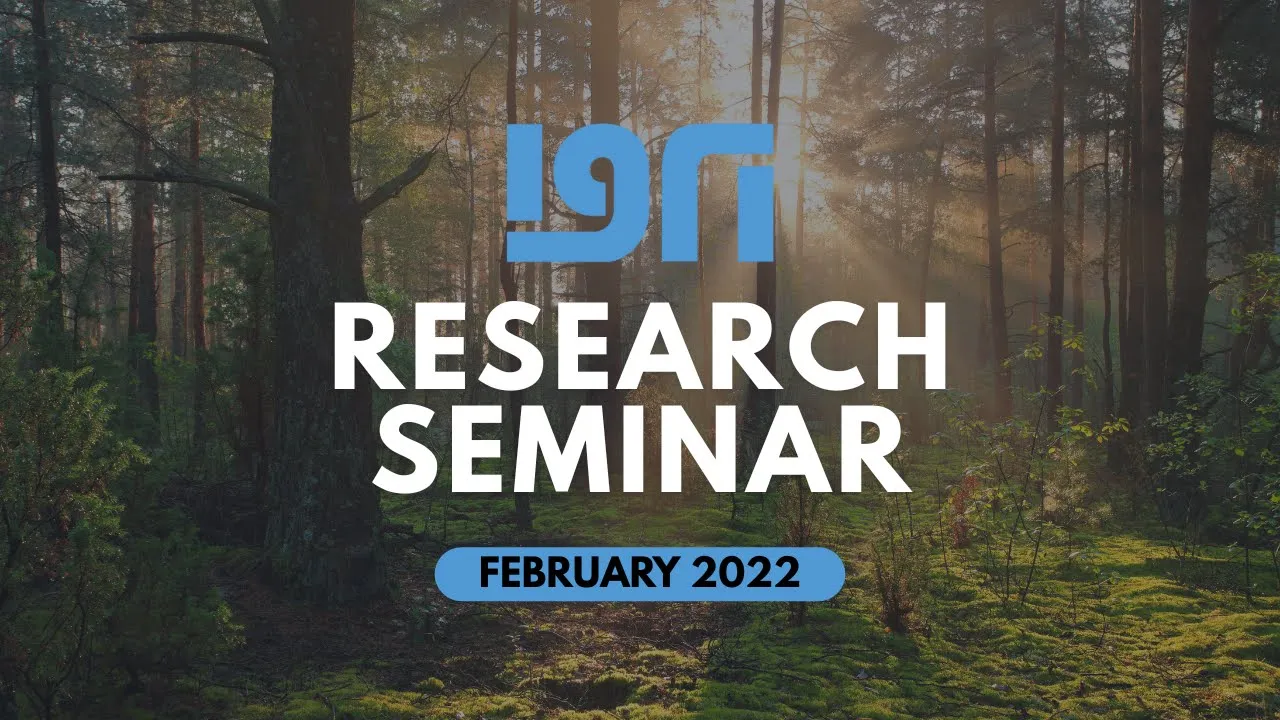 IGRI Research Seminar | February 2022 | Nataliya Stupak