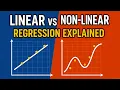 Linear vs Non-Linear Regression Intuition Math Python Explained Clearly